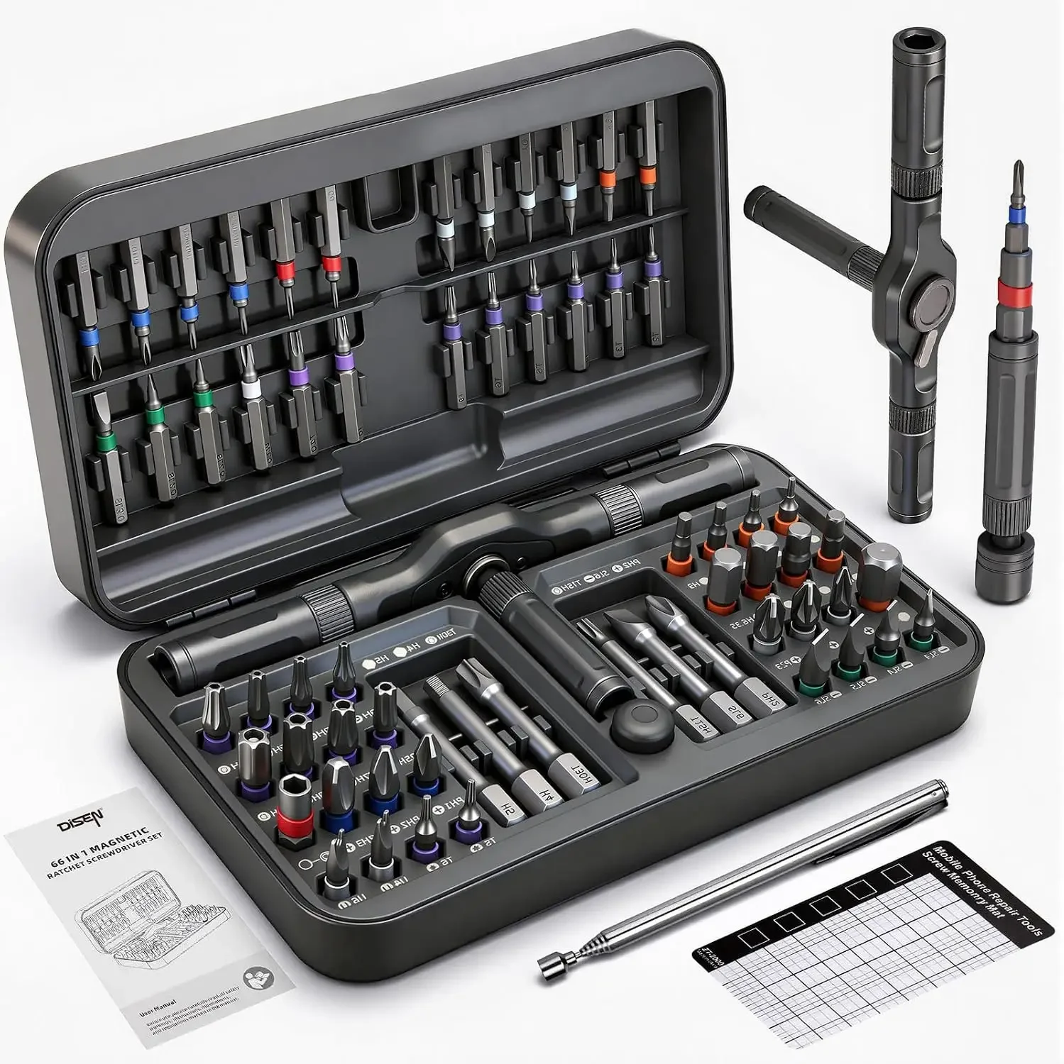 68 in 1 Ratcheting Screwdriver - Electronics Repair Game review and price